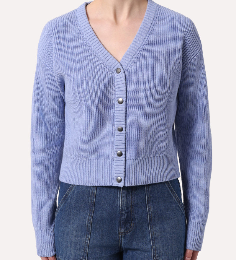 YR7508 Cotton Shaker Crop Cardi