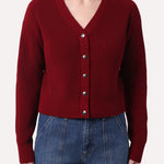 YR7508 Cotton Shaker Crop Cardi