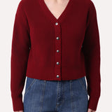 YR7508 Cotton Shaker Crop Cardi
