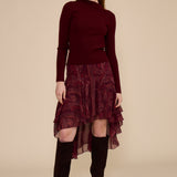 BURGUNDY MULTI