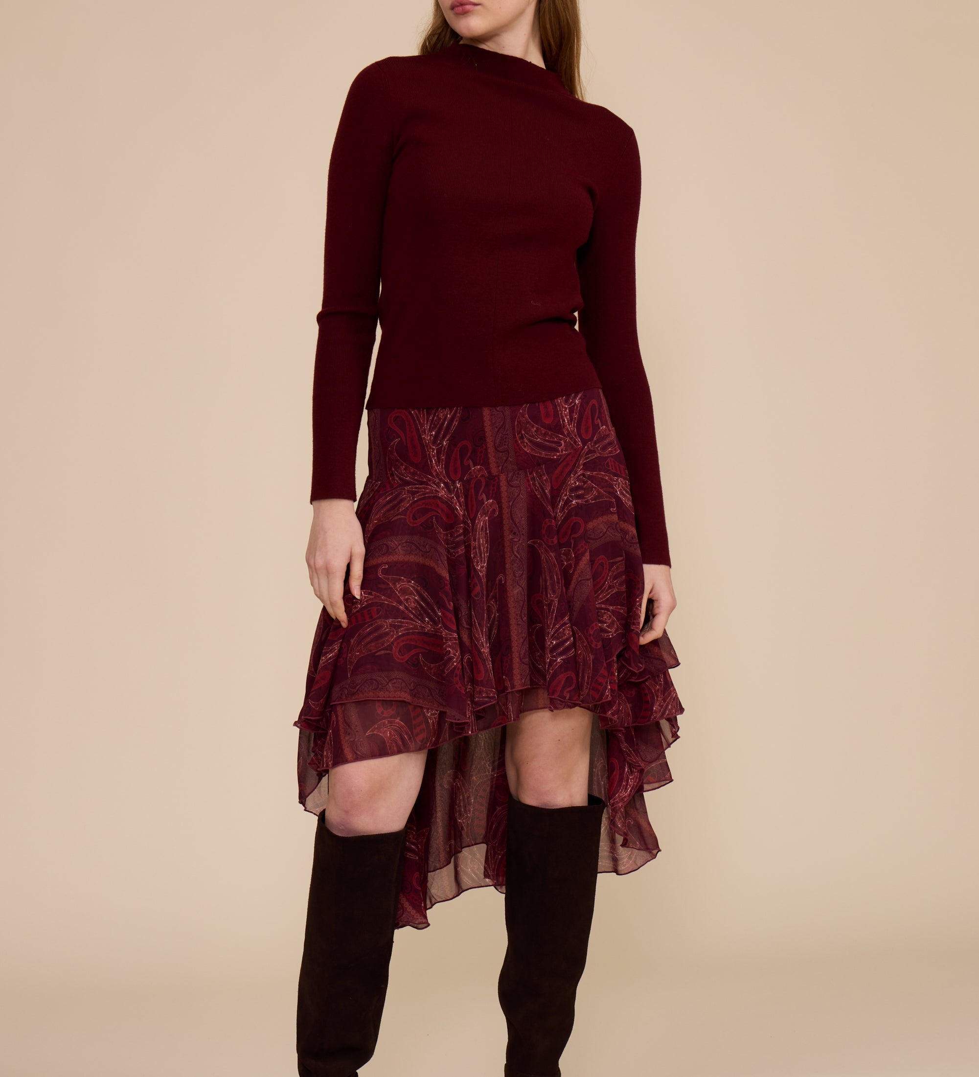 BURGUNDY MULTI
