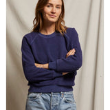 Ziggy Inside Out Fleece Long Sleeve Shrunken Crewneck Sweatshirt