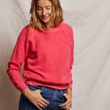 perfectwhite Ziggy Reverse Fleece Shrunken Crew