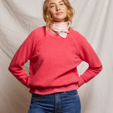 perfectwhite Ziggy Reverse Fleece Shrunken Crew