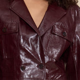 JK5613 LACEY MOTO FAUX LEATHER JACKET