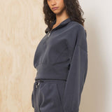 Vintage Havana Graphite Luxe Cloud 3/4 Zip