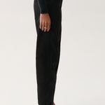 BEAU SATEEN SEAMED CRESCENT LEG