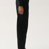 BEAU SATEEN SEAMED CRESCENT LEG