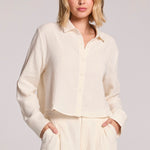 PASO CROP BUTTON UP