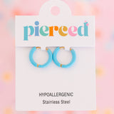 Colored Huggies Earrings