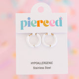 Colored Huggies Earrings