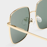 Le Specs The Cherished in Gold/Khaki