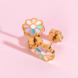 Rainbow Daisy Earrings