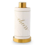 Toasting with Tara Cocktail Napkin Stand in Glass in Gold