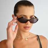 Le Specs Le Bijou + in Dark Tort/Smoke