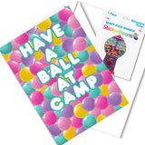 New Gumball Greeting Card with 2" Rhinestone Sticker