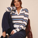 B20038-L41-304 - LONG SLEEVE PLACKET PULLOVER