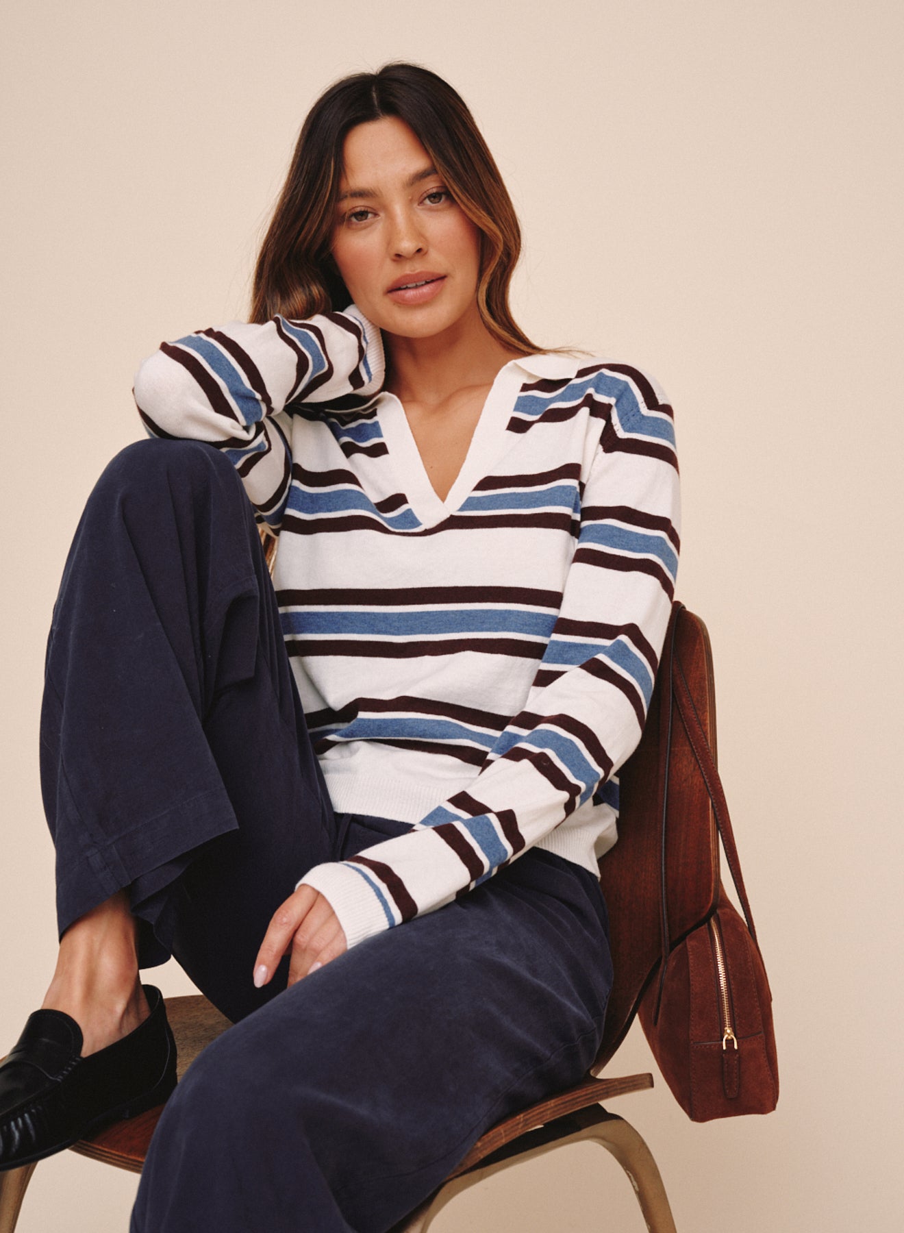 B20038-L41-304 - LONG SLEEVE PLACKET PULLOVER