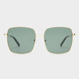 Le Specs The Cherished in Gold/Khaki