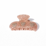 Three stone heart clip