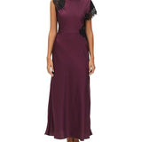 Elodie Maris Dress in Plum Black