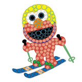Skiing Elmo 2" Rhinestone Sesame Street Sticker