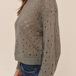 B20105-L54-304 - BALLOON SLEEVE SWEATER