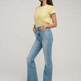 THE SHORTIE VALENTINA HIGH RISE FLARE in TULUM