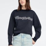 THE MOM OF THE YEAR VARSITY SWEATSHIRT in Navy
