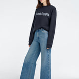 Favorite Daughter Varsity Embroidered Sweatshirt