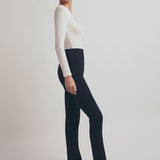 Henley Ribbed Long Sleeve