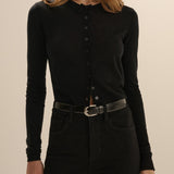 THE CURTSEY CARDIGAN in Black