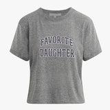 Favorite Daughter Cropped Collegiate Tee