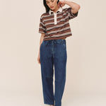 B20216-L96-304 - CROP POLO TEE