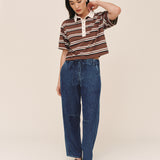 B20216-L96-304 - CROP POLO TEE
