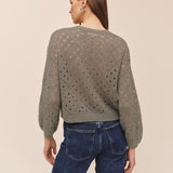 B20105-L54-304 - BALLOON SLEEVE SWEATER
