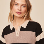 B20220-M02-304 - MIXED STRIPE POLO