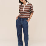 B20216-L96-304 - CROP POLO TEE