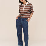 B20216-L96-304 - CROP POLO TEE