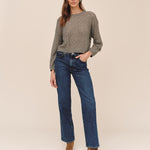 B20105-L54-304 - BALLOON SLEEVE SWEATER