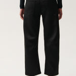BEAU SATEEN SEAMED CRESCENT LEG
