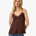 Racer Charmeuse Cami