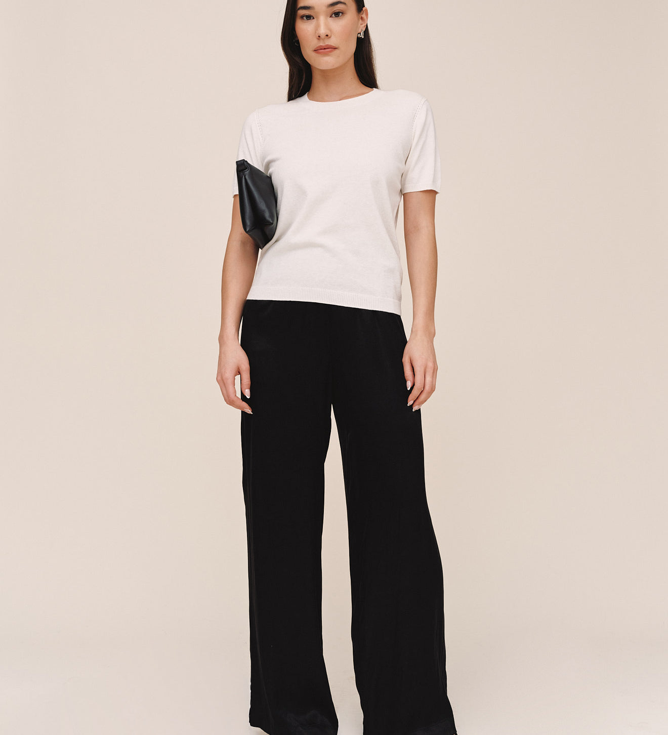 B3188-A91-302 - SLEEK WIDE LEG PANT