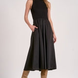 Elan Maxi Mock Neck Dress