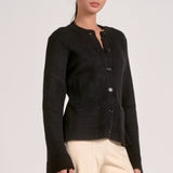 Elan Long Sleeve Crew Neck Sweater