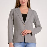 Elan Sweater Blazer in Grey