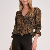 Elan Gold Wisteria Blouse