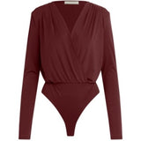 The Slinky Date Blouse in Vino