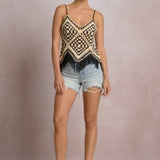 Elan Fringe Tank Top