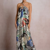 Elan Botanical Maxi Halter w/Ring